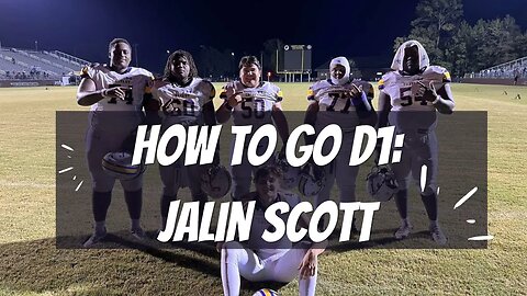 How to Go D1 - Jalin Scott 2023 Recruit Edition (Tips for Undersized Linemen)