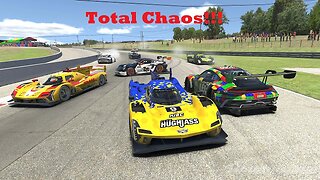 Total Insanity !! IMSA iRacing Series @ CTMP #iracing #simracing #imsa #mozaracing