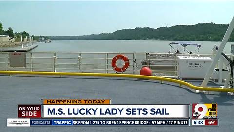 M.S. Lucky Lady sets sail from Rabbit Has