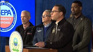 Ohio and Pa Officials Press Conference about East Palestine Train Derailment