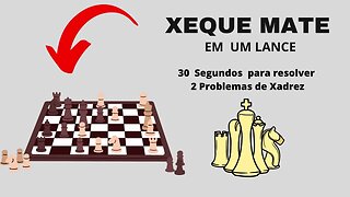 XEQUE MATE 1 LANCE MUITO FÁCIL INICIANTE NO XADREZ CHESS PUZZLE C0020