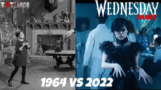 Wednesday Addams Dance Scene 1964 vs 2022