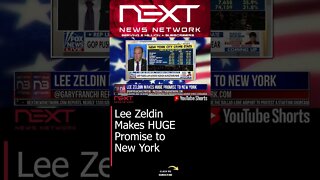 Lee Zeldin Makes HUGE Promise to New York #shorts