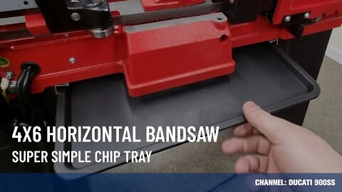 4x6 Bandsaw - Super Simple Chip Tray