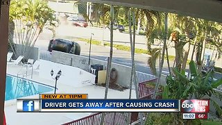 WATCH: Dramatic rollover hit-and-run crash caught on camera in Manatee County