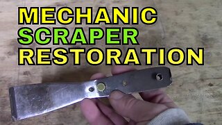 Tool restoration video - Hand scraper