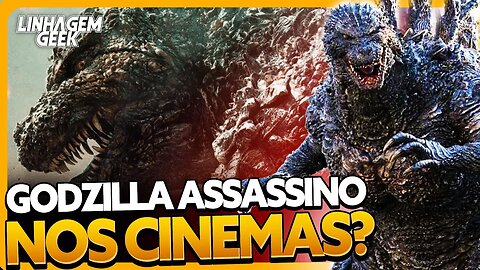 GODZILLA AGRESSIVO E DESTRUIDOR VINDO AÍ! GODZILLA MINUS ONE TRAILER