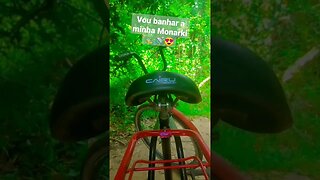 [vlog do meu dia🏡] deixei a bicicleta com brilho de 100%😍🚲🚿#shorts