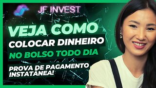 🚨 URGENTE! JF INVEST: PAGOU O MEU SAQUE DE R$ 53,17 EM MENOS DE 10 MINUTOS