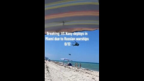 Russian fighter jets flew in American airspace, today the Navy was deployed to Miami