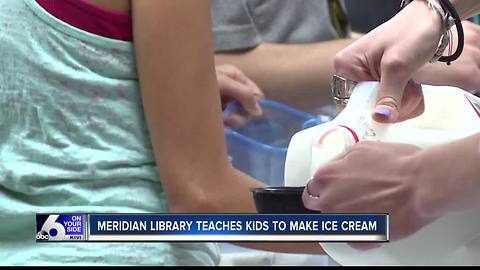 Meridian Library celebrates National Ice Cream Day