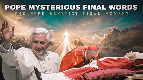 You won't believe the final words Pope Benedict said to his nurse before passing away.