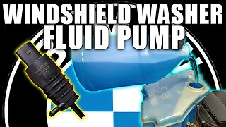 E46 Windshield Washer Fluid Pump Replacement