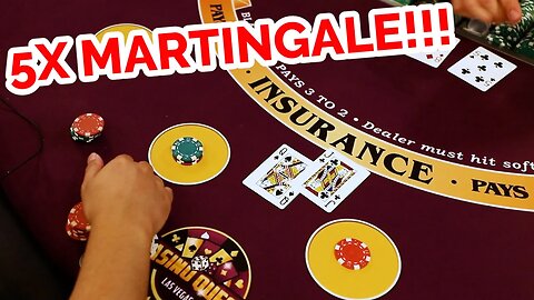 5X MARTINGALE!!! Blackjack Strategy Review