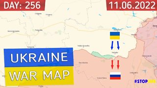 Ukraine war map 256 day invasion | Military summary latest news today