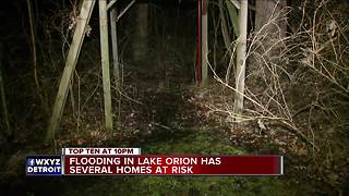 Flooding fears in Lake Orion has families on edge