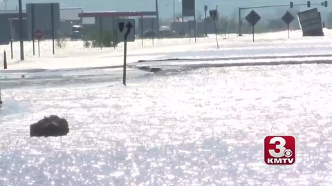 Flooding continues in Percival, Iowa