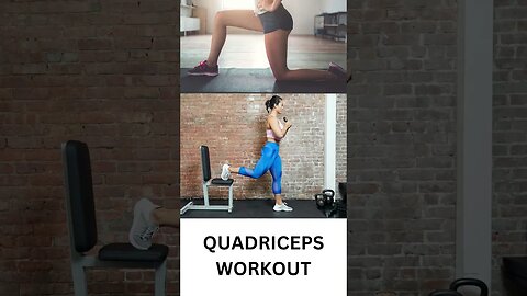 QUADRICEPS WORKOUT FOR GIRLS AT HOME #fitness #fatlossexercise #workoutvideo