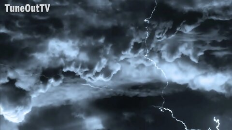 Dark Thundering Haunted Sky With Demons Roaring | ASMR | Dark Ambient White Noise