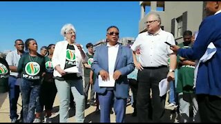 SOUTH AFRICA - Cape Town - The Freedom Front Plus visits District Six (Video) (Pvh)