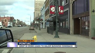 Drop in crime leads to major business comeback in Pontiac