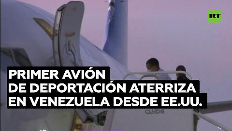Venezuela recibe vuelo de deportados desde EE.UU.
