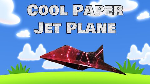 How to Make Origami Cool Paper Jet Plane
