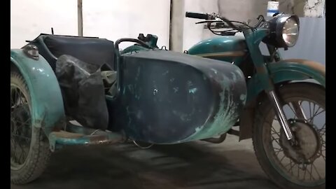 Soviet Classic Old Motorcycle Restoration