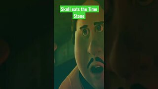 Skull eats the Time Stone #memes #shorts #marvel #monsterhouse