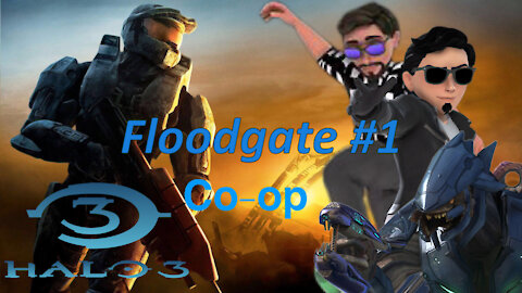 Let's play Halo 3 (Halo MCC) Co-op w/ fwiends on Legendary (Xbox Series X) Floodgate #1-Monsters!