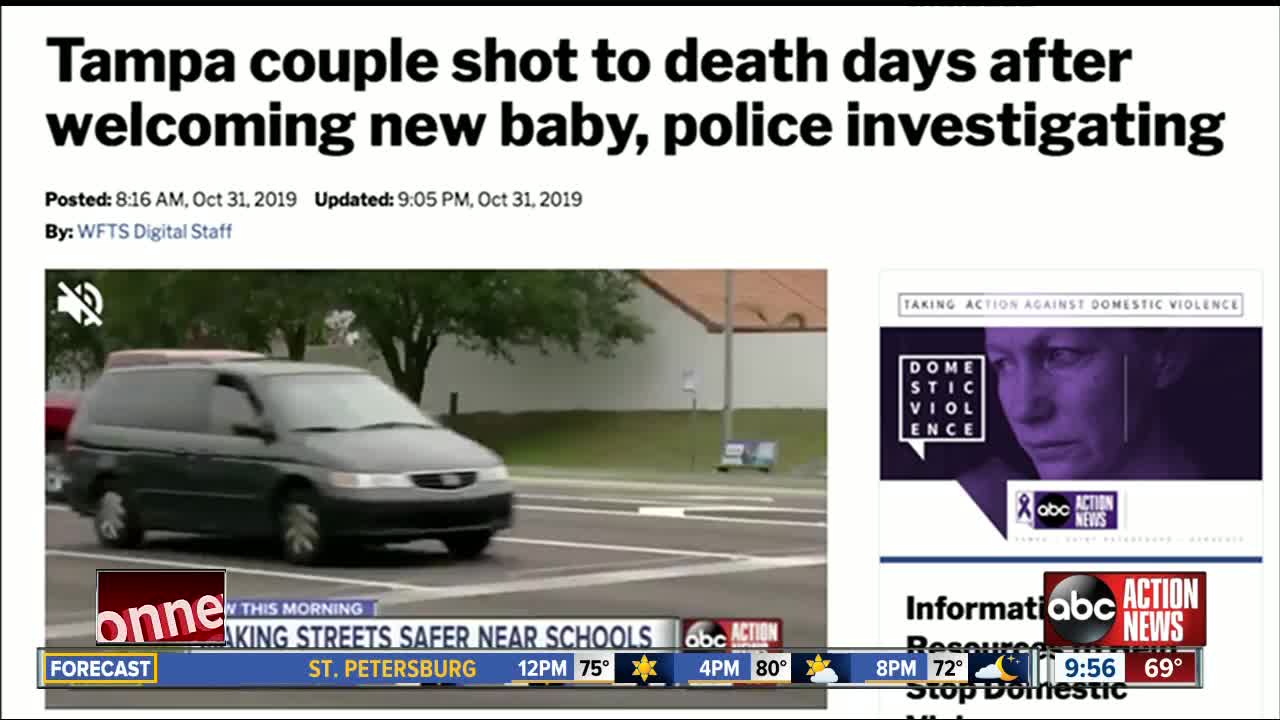 Man arrested, accused of killing Tampa couple days after welcoming new baby