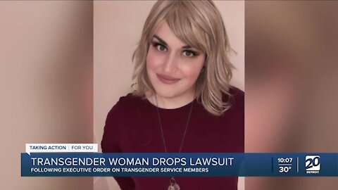 Transgender woman drops lawsuit after Biden overturns Trump's military policy