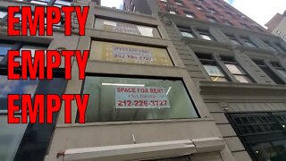 entire building vacant in busiest part of Manhattan during city's "economic recovery"