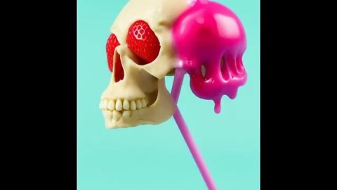 Halloween SkullPops... it's what's for dinner! #art #cool #satisfying #trippy #halloween #artist #ai