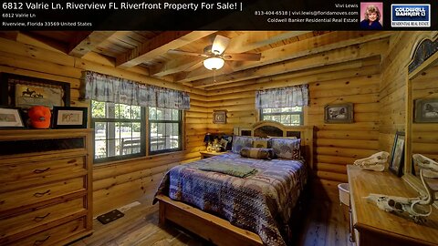 6812 Valrie Ln, Riverview FL Riverfront Property For Sale! |