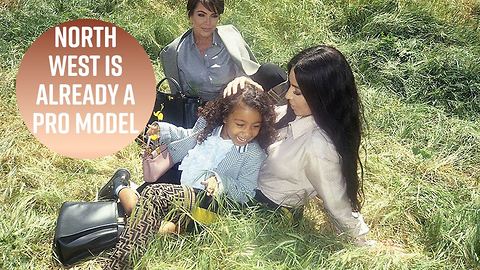 North West becomes Fendi model at 5 years old