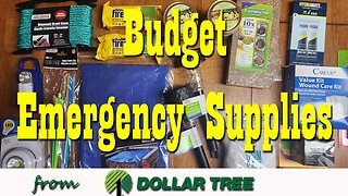 $25 Budget Emergency Supplies from Dollar Tree ~ Preparedness