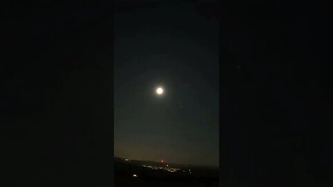 moon over Tavistock Dartmoor. nightlapse GoPro