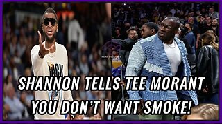 Shannon Sharpe Argument With Ja Morant Dad Lakers Game Full Video