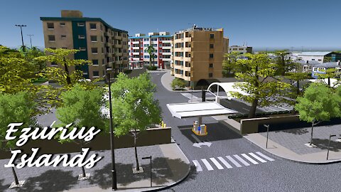 Gated Apartments on island_Cities: Skylines