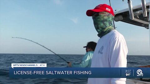 No license required Saturday for saltwater fishing in Florida