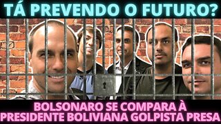 Com medo do futuro, Bolsonaro se compara à ex-presidente presa por golpe