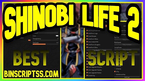 ROBLOX Shinobi Life 2 Script - LOTS OF FEATURES *PASTEBIN 2023*