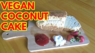 Best Vegan Coconut Cake (CHEAP, EASY, QUICK)