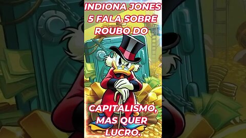 O novo #indianajones terá um diálogo horrível sobre #capitalismo e quebra a cara da #disney #short