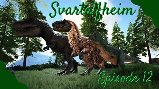 Svartalfheim; Taming a Rex, Yuty and Carno! - ARK - Episode 12