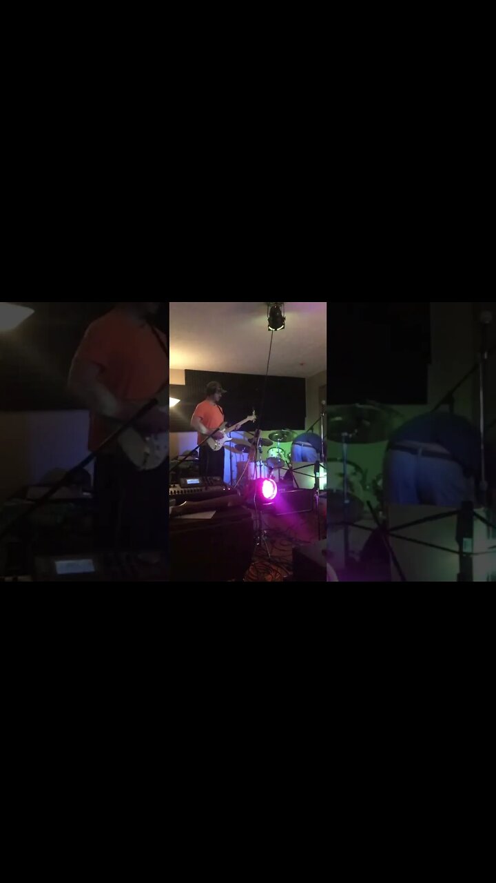 Jake making new riffs during setup still