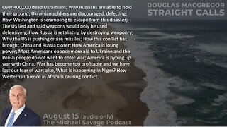 Col MacGregor PhD US Army : Former Ukraine Regime About To Collapse, May Disintegrate At Any Moment