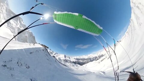 Valfrejus speedriding : soaring & barrels-7