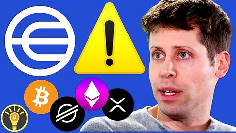 🚨SAM ALTMAN'S AI CRYPTO WORLDCOIN GOES LIVE! STELLAR XLM, BITCOIN A SECURITY, COINBASE, & COREUM